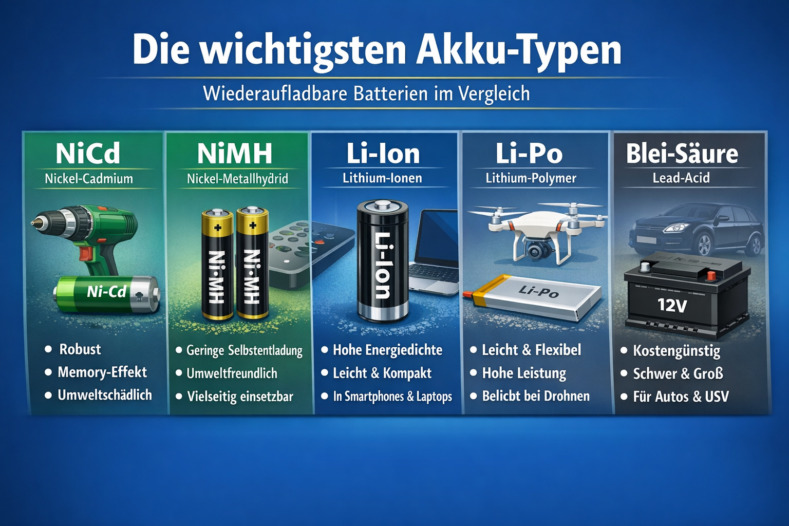 Akku-Batterien